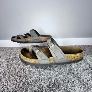 Birkenstock Mayari Taupe Suede Sandals Women’s 6 US 37 EU